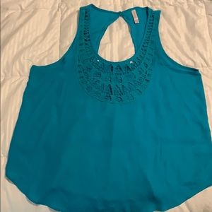 Xhilaration teal tank top